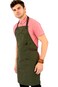 Under NY Sky Chef Apron &ndash; Professional Green Twill &ndash; Cotton Straps - Smart Pockets - Adjustable for Men and Women &ndash; Pro Chef, Cook, Kitchen, Baker, Barista, Bartender, Server Aprons