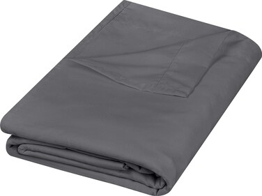 Utopia Bedding Flat Sheet - Soft Brushed Microfiber Fabric - Shrinkage &amp; Fade Resistant Top Sheet - Easy Care - 1 Flat Sheet Only (King, Grey)