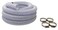 Sealproof 1.25" (32mm) Pool Filter Pump Connection Hose for 1-1/4 Inch Above Ground Pools and Intex Systems, 20 FT Premium Quality PVC Made in USA   Cut to Desired Length, Includes 4 Hose Clamps