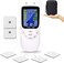TENS Unit Muscle Stimulator for Pain Relief Physical Therapy, Dual Channels Electronic Pulse Massager with 24 Programs for Back, Neck, Sciatica, Shoulder Pain Relief with Travel Hard Case.