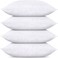 Utopia Bedding Throw Pillows (Set of 4, White), 12 x 20 Inches Pillows for Sofa, Bed and Couch Decorative Stuffer Pillow
