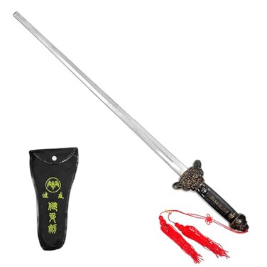 36-Inch Tai Chi Sword - Kung Fu Chinese Sword with Nylon Sheath - Retractable Sword for Practice, Training, Collection, and Gifts