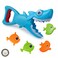 Hoovy Bath Toys Fun Baby Bathtub Toy Shark Bath Toy for Toddlers Boys &amp; Girls Shark Grabber with 4 Toy Fish Included (Shark Grabber)