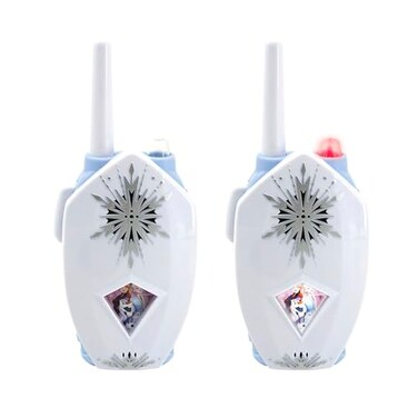 eKids Disney Frozen Walkie Talkies for Kids, Long Range Two Way Radios Designed for Fans of Frozen Toys