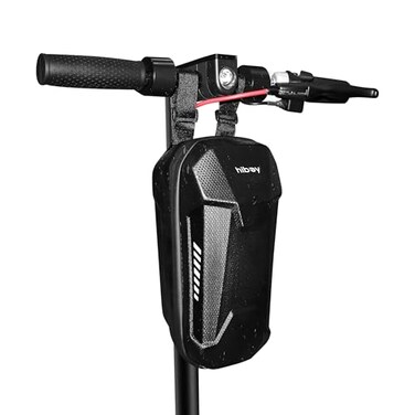 Hiboy Scooter Storage Bag, 3L/4L Large Capacity Scooter Handlebar Bag, Front Hanging Bag for Electric Scooter/Electric Bike, for Carrying Chargers, Phone, Keys with Waterproof Hardshell EVA Material