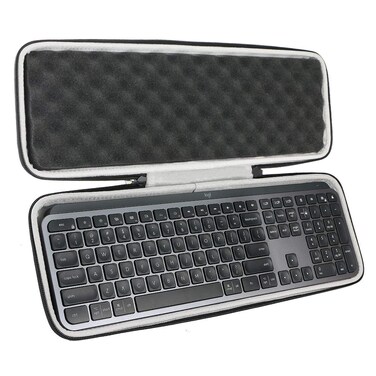 khanka Hard Travel Case Replacement for Logitech MX Keys S/MX Keys Mini/MX Keys Advanced Wireless Illuminated Keyboard Graphite,Case Only