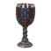 Nemesis Now C0702B4 Medieval Goblet 17.5cm Grey, Resin w/Stainless Steel Insert