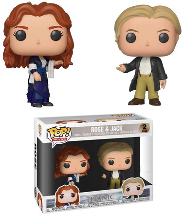 Funko - Figurine Titanic - 2-Pack Rose &amp; Jack Exclu Pop 10cm - 0889698364379