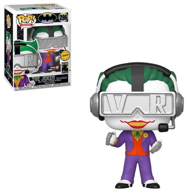 Funko Pop! DC Batman VR Gamer Joker Chase Exclusive Figure