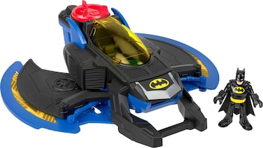 Fisher-Price Imaginext DC Super Friends Batman Toy Batwing Airplane &amp; Figure Set for Preschool Pretend Play Kids Ages 3+ Years