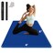 CAMBIVO Large Yoga Mat (6'x 4'), Extra Wide Workout Mat for Men and Women, Yoga Mat Thick 1/3 &amp;1/4 Exercise Mats for Home Workout, Yoga, Pilates (Black,1/4 inch)