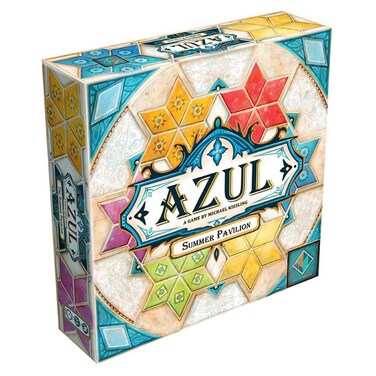 Azul Summer Pavilion Board Game - Strategic Tile-Placement Game for Family Fun, Great Game for Kids and Adults, Ages 8+, 2-4 Players, 30-45 Minute Playtime, Made by Plan B Games