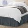 Utopia Bedding Queen Elastic Bed Ruffle - Easy Wrap Around Ruffle - Microfiber Bed Skirt with Adjustable Elastic Belt 16 Inch Tailored Drop - Hotel Quality Bedskirt, Fade Resistant (Queen, Grey)