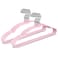 TOPIA HANGER Non Slip Hanger 20 Pack, Metal Clothes Hangers Space Saving, Heavy Duty Rubber Coated Wire Hanger for Coat, Shirt, Dress, Pants-Pink, CT12P