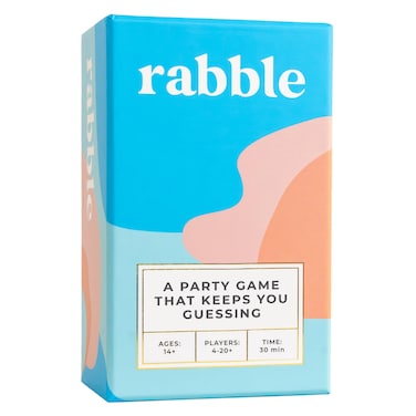 Rabble - A Party Game That Keeps You Guessing   4-20+ Players, Party Games for Adults, Teens, Family, Friends, Large Group, Game Night, Bachelorette Party, Adult Party Games