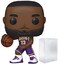 Lebron James LA Lakers Purple Jersey POP! Sports NBA Action Figure (Bundled with Pop Protector to Protect Display Box)