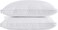 puredown&reg; Goose Feather Down Pillows, Soft Gusseted Bed Pillows for Sleeping with 100% Cotton Shell, Set of 2, King Size