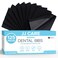 JJ CARE Dental Bibs [Pack of 125] - 13" x 18" Black Dental Bibs, 3 Ply Waterproof Dentist Bibs, Dental Bibs Disposable for Tattoo Bibs, Patient Bibs for Nail Art, Dental Napkins for Piercing