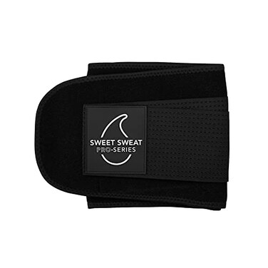 Sports Research Sweet Sweat 'Pro-Series' Waist Trimmer Premium Sweat Enhancing Fitness Belt w/Adjustable Straps for a Tighter Cinch
