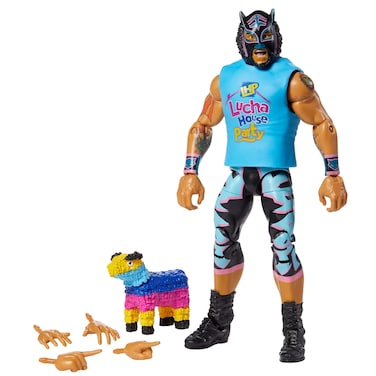 WWE MATTEL Lince Dorado Elite Series #74 Deluxe Action Figure with Realistic Facial Detailing, Iconic Ring Gear &amp; Accessories