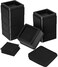 Utopia Bedding Bed Risers 2 Inch - Pack of 8 - Adjustable Furniture Risers 2 &amp; 4 inch - Anti Slip Foam &amp; Rubber Pad - Stackable Bed Lifts Risers Heavy Duty for Sofa, Bed, Table, Couch &amp; Chair (Black)