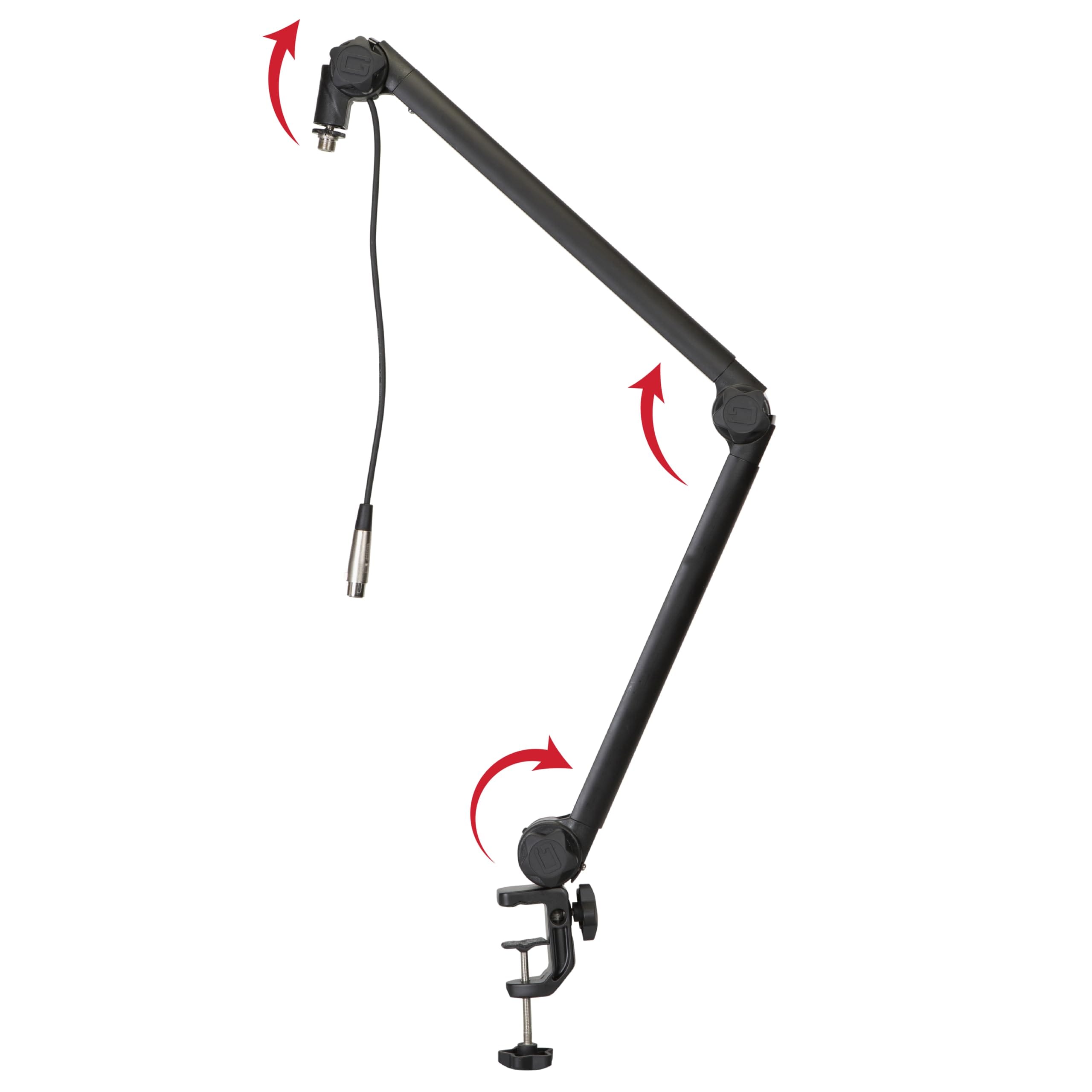 gatorframeworks Gatorframeworks Gator Frameworks Deluxe desk-mounted Broadcast Microphone Boom Stand GFWBCBM3000