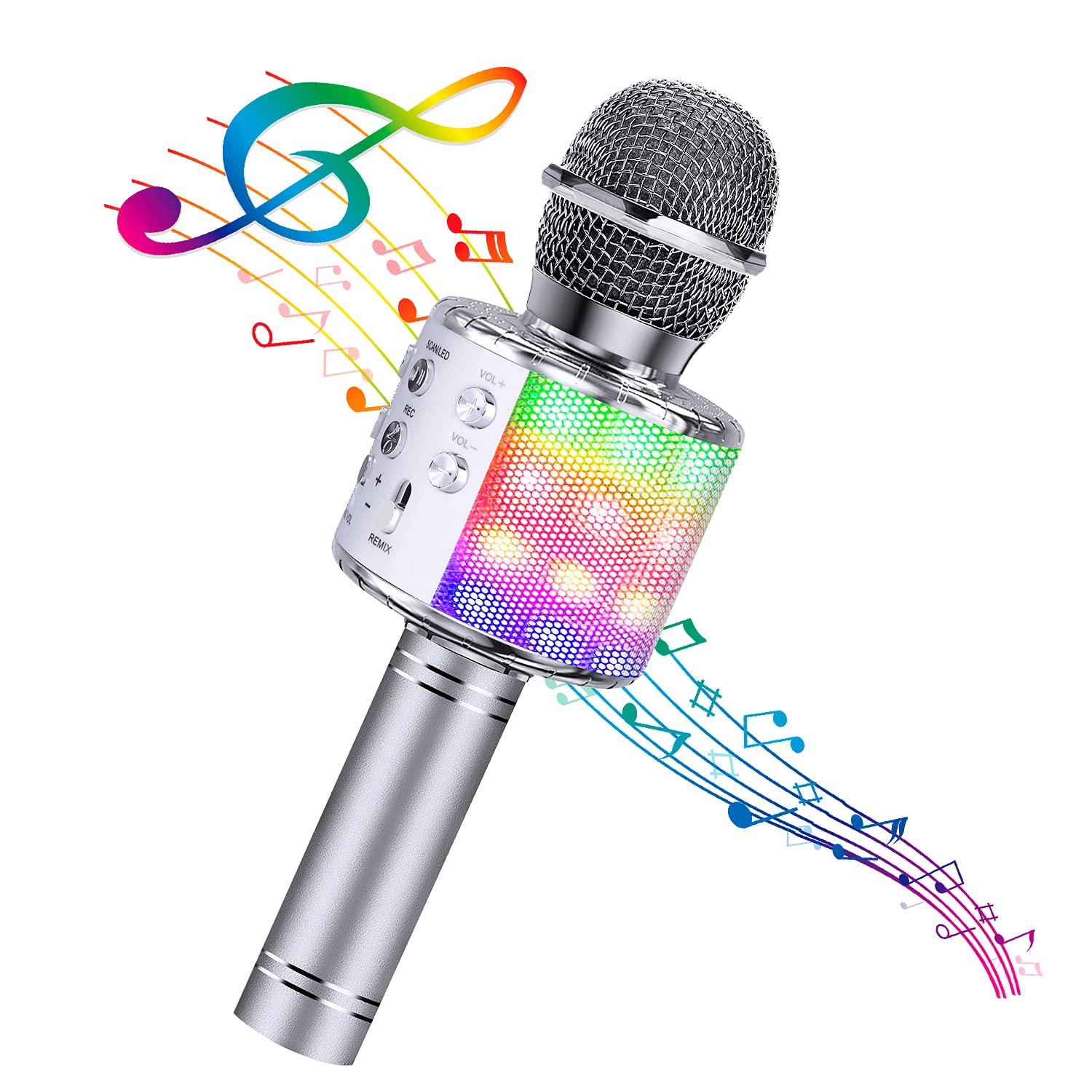 بلو فاير BlueFire 4 In 1 Karaoke Wireless Microphone wireless