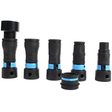 Quick Click Expanded Multi-Brand Power Tool Adapter Set for Dust Collection