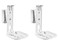 ynVISION.DESIGN Adjustable Wall Mount Bracket Compatible with Sonos One, One SL, and Play:1 Speaker   2 Pack   (White)