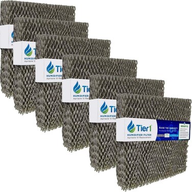 Tier1 Humidifier Filter Replacement for Water Panel 10 Aprilaire Models 110, 220, 500, 550, 558 - Improves Air Quality in Homes and Offices - (6 Pack)
