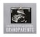 Pearhead Grandparents Pregnancy Announcement Sonogram Picture Frame, Ultrasound Photo Gift and Pregnancy Reveal Keepsake for Grandmothers and Grandfathers, Distressed Gray