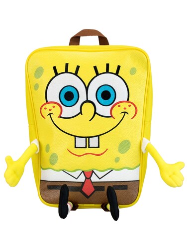 SpongeBob SquarePants Backpack   Boys Backpack   Kids School Rucksack   Yellow One Size