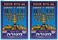 Hanukkah Candles / 44 Per Box Made in Israel (2-Pack Multicolored Candles)