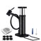 Agltp Bike Pump,Mini Bike Floor Pump Compact Mini Bicycle Tire Pump Compatible with Presta and Schrader Valve Portable Bicycle Pump,Aluminum Alloy Floor Bicycle Air Pump,Free Puncture Repair Kit