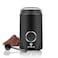 DR MILLS DM-7441 Coffee Grinder Electric, Coffee Bean and Dried Spice Grinder, One Touch Operation, Blade and cup made with SUS304 stainless steel (Black)