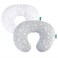 Nursing Pillow Cover 2 Pack Compatible with Boppy Pillow, 100% Jersey Cotton with Large Zipper Super Soft &amp; Breathable &amp; Skin Friendly for Moms/Kids, Grey &amp; White