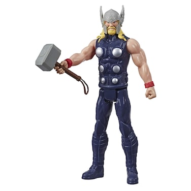 Avengers Marvel Titan Hero Series Blast Gear Thor Action Figure, 12" Toy, Inspired by The Marvel Universe, for Kids Ages 4 &amp; Up