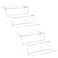 12 Inch Display Risers,4 Tier Perfume Organizer Stand,Clear Cupcake Stand Holder Figures, Dessert Shelves for Party, Riser Stand for Decoration and Organizer