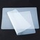 Silicone Mats for Crafts, Translucent, Non-Slip Heat Resistant, 11.8&times;15.7In (2/Pack) Silicone Placemats for Jewelry, Epoxy Resin,Glitter Slime, DIY Sheet, Nail Art, Clear Countertop Protector Pad