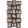 HELLO LAURA - Photos Collage Frame for Wall 18 Opening Picture Frames in 4x6 Inch Photo Frames Collage for Wall Decor for Family Friends Gifts for Home Living Room - Classic Black