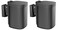 ynVISION.DESIGN Adjustable Wall Mount Bracket Compatible with Sonos One, One SL, and Play:1 Speaker   2 Pack   (Black)