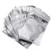 Ellbest 100Pcs Resealable Clear Ziplock Mylar Bags Aluminum Foil Plastic Food Storage Bags 5.1x 7.9 inch Food Storage Packaging Bags