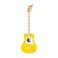 Loog Pro Acoustic kids Guitar 3-strings Ages 6+ Learning App and Lessons Included Yellow
