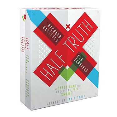 Half Truth Game - The Trivia Game That Makes You Feel Smart - Fun Board Game for Events &amp; Parties - Best Card Deck Games for Teens, Young Adults, and Families - by Ken Jennings &amp; Richard Garfield