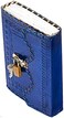 TUZECH Leather Journal for Men and Women Diary to Write Poems,Sketchbook Book of Shadows, Record Keeping Notebook Personal Memoir with Lock and Key Leather Bound - Unlined (Blue)