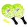 Sunlite Sports Beach Paddle Game Set, 2 Paddles and 2 Balls, Perfect for Backyard Fun or Outdoor or Beach or Lawn, Green