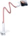 Lamicall Phone Holder Bed Gooseneck Mount - Cell Phone Clamp Clip for Desk, Flexible Lazy Long Arm Headboard Bedside, Overhead Mount Stand, for 4-7" Phone, iPhone 15 Pro Max, 14 Plus, 13, Rose Gold