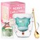 Cute Mugs Christmas Coffee Mug, Tea Cup, Milk Cup Glasses Double Wall Insulated Glasses Espresso Cup, Best Christmas for Women,Men,Kid, Office and Personal