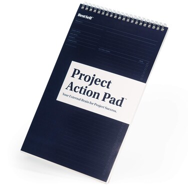 BestSelf Project Action Pad - Daily Task Planner, To-Do List &amp; Action Pad for Boosting Productivity and Effective Project Management