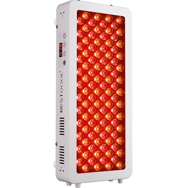 Bestqool Red Light Therapy for face Body, 4 Wavelengths Near Infrared Light Therapy, 100 Elite Grade Dual Chip LEDs, High Power Red Light Panel for Pain, Muscle, Energy. 170W. Modular Design.